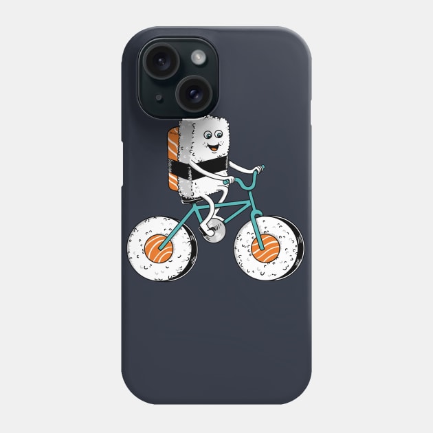 Sushi Bicycle Phone Case by coffeeman