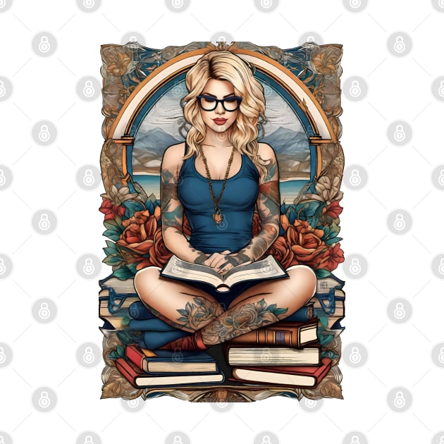 Bookish Blonde by HilariousDelusions