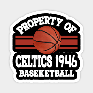 Proud Name Celtics Graphic Property Vintage Basketball Magnet