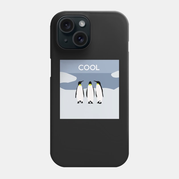 Cool penguins Phone Case by redumbrellashop