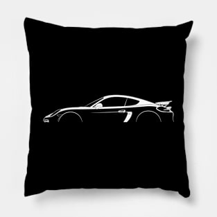 Porsche Cayman GT4 (981) Silhouette Pillow