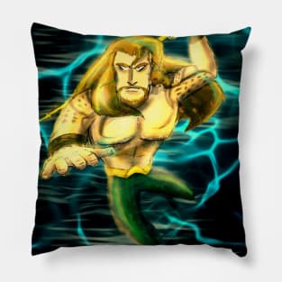 King of Atlantis (Warm) Pillow