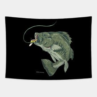 Large mouth bass Tapestry