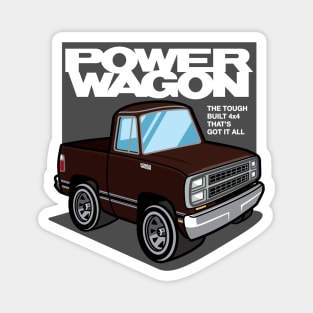 Dark Brown Sunfire - Power Wagon (1980) Magnet