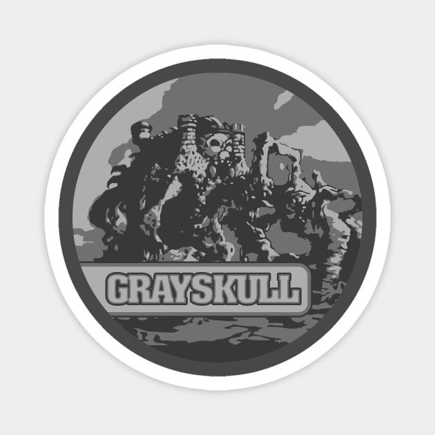 Castle Grayskull Magnet by SharpGraphix