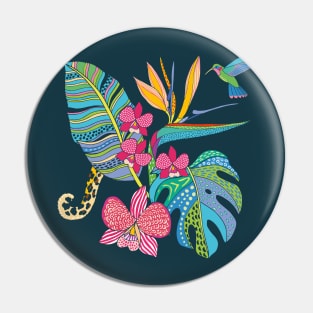 Boho Tropical Life Pin