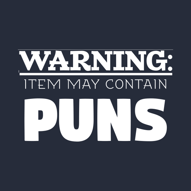 May Contain Puns by jimtait