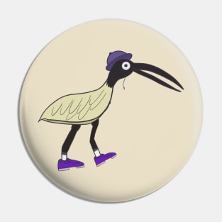 Dapper Ibis Pin