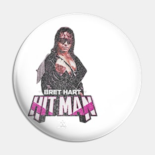 Bret Hart Hit Man Fierce Pin