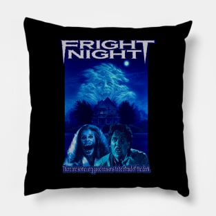 Fright Night, Vintage Horror. (Version 1) Pillow