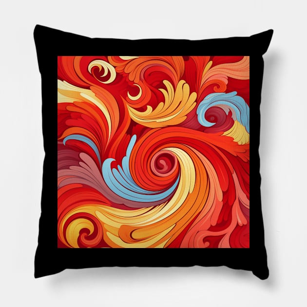 VECTORE STYLE BACKROUND 2 Pillow by SHAKIR GAUTAMA 