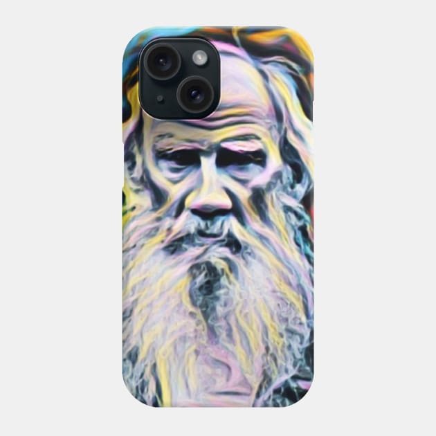 Leo Tolstoy Portrait | Leo Tolstoy Artwork 4 Phone Case by JustLit