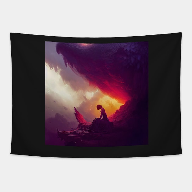 Angels Series Tapestry by VISIONARTIST