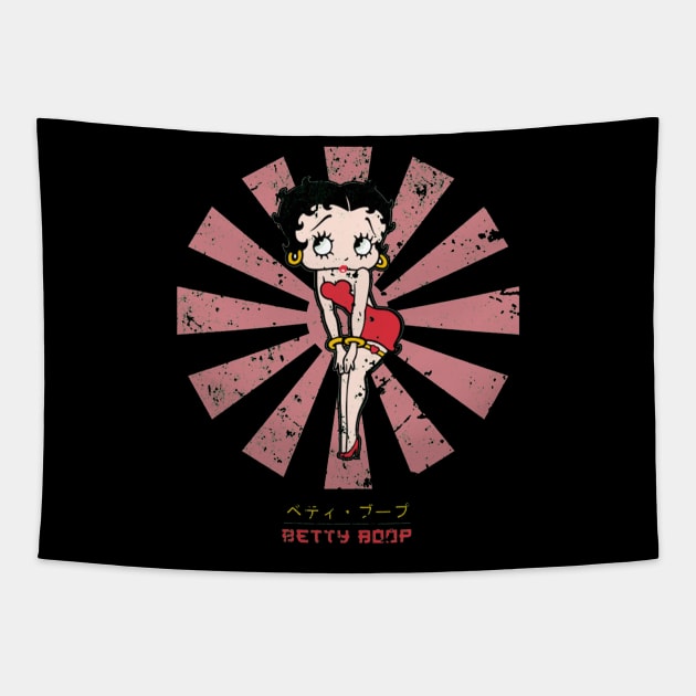 Betty Boop Retro Japanese Tapestry by box2boxxi