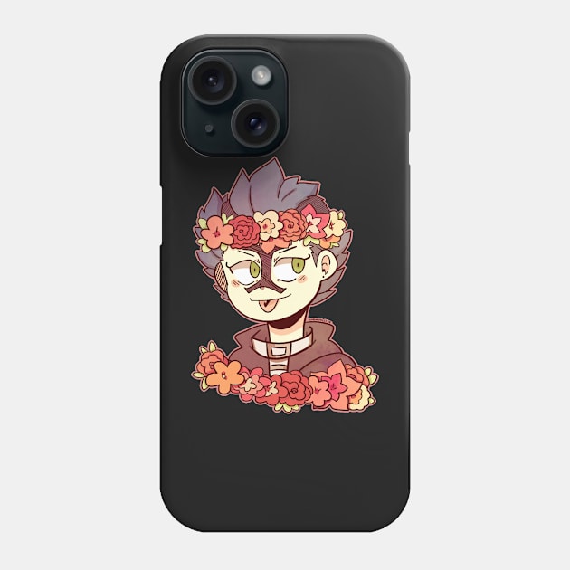 Bickslow Flower Crown sticker Phone Case by Dragnoodles