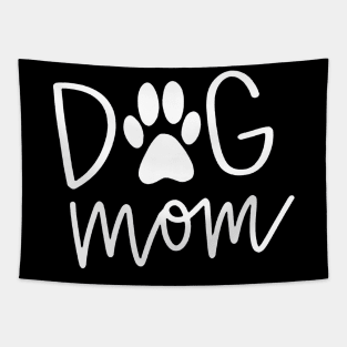 Dog Mom Paw Tapestry