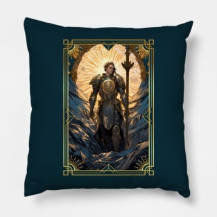 Lathander The Morninglord from the Baldur's Gate 3 and Dangeons and Dragons Pillow