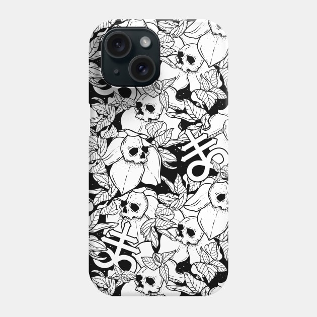 Flos Mortis (pattern version) Phone Case by Spazzy Newton