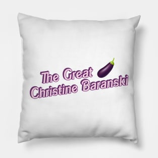 The Great Christine Baranski Pillow