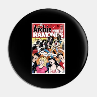 Ramones Retro Vintage Pin
