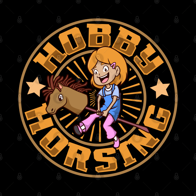 Little girl at Hobby Horsing by Modern Medieval Design