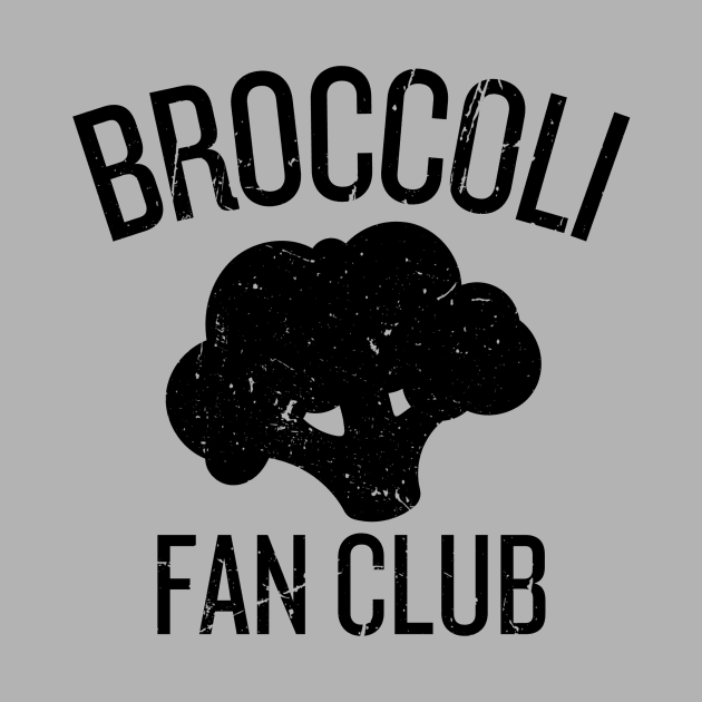 Broccoli Fan Club Black by DesignArchitect