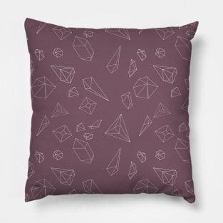 White crystals Pillow