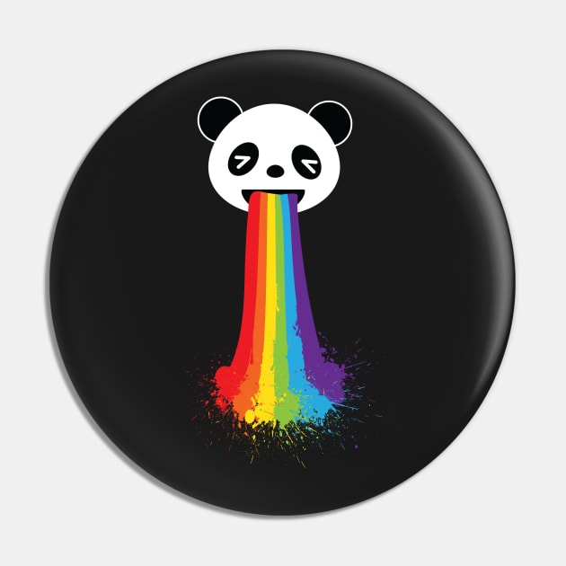 Rainbow Panda LGBT Pride Pin by ProudToBeHomo