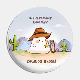 Cowboy Ghost Pin