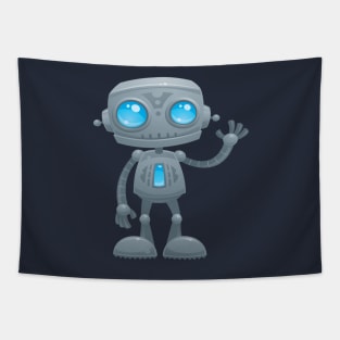 Waving Robot Tapestry