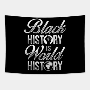 Black History Is World History Design Tapestry