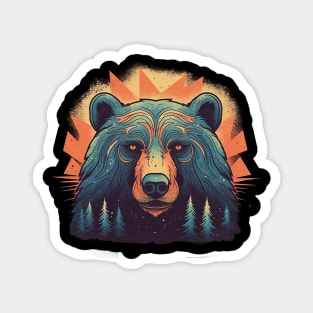 Abstract bear Magnet