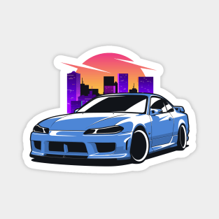 Blue Silvia S15 City Magnet