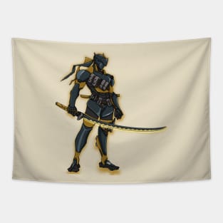 Genji x Death Stroke new Overwatch x DC Comics Series Tapestry