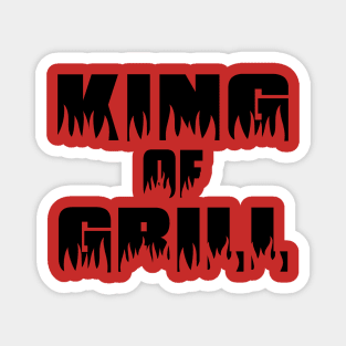 King of grill Magnet