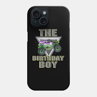 Monster Truck Birthday Boy Phone Case