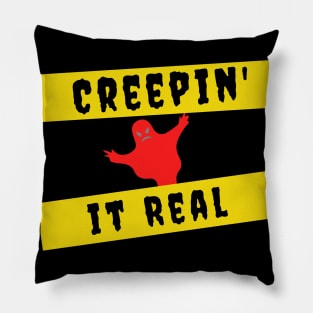 Creeping it real ghost Halloween Shirt Pillow