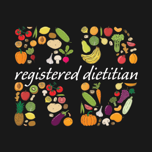 Cute Registered Dietitian Appreciation Dietitian T-Shirt