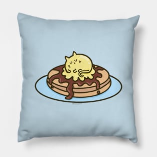 Pancake Cat Pillow