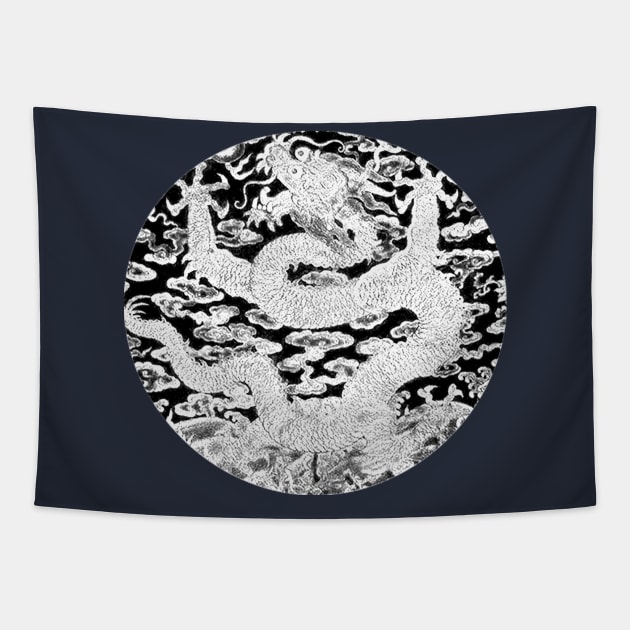 Chinese Dragon Tapestry by ppandadesign