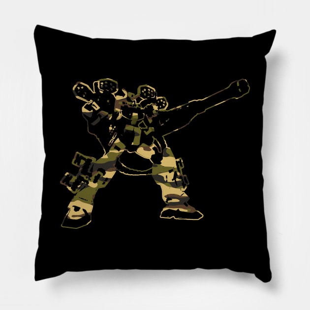 Heavy Arms in Green Pillow by DarkwingDave