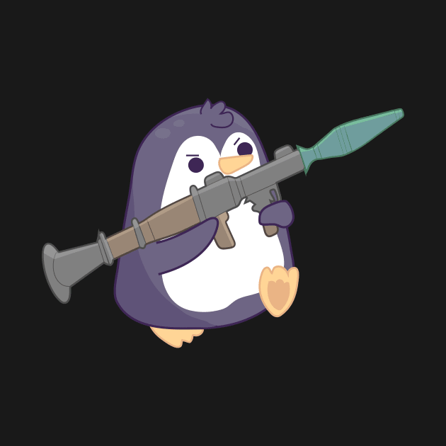 Penguin with a rocket launcher by FungibleDesign