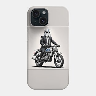 Stormtrooper biker gentleman Phone Case