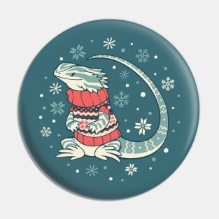 Beamy Bearded Dragon Pin