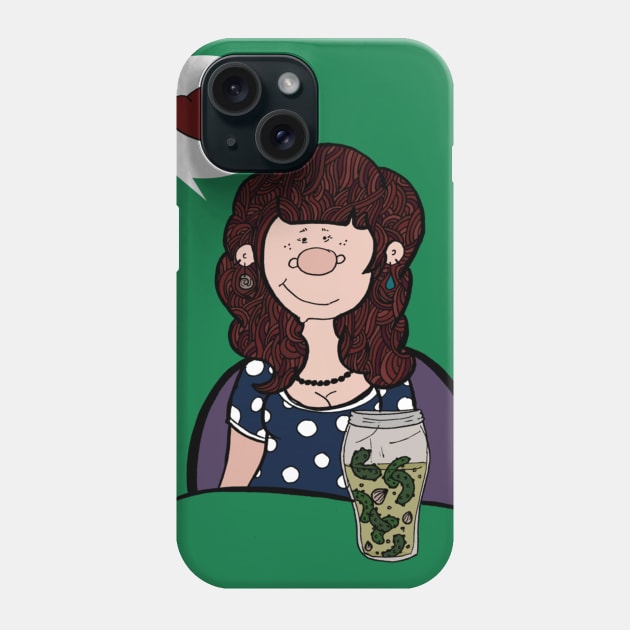 Pickles self-portrait Phone Case by LucyNuzit