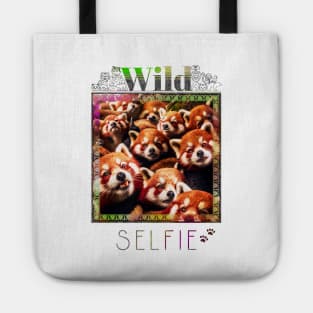 Red Panda Lesser Wild Nature Funny Happy Humor Photo Selfie Tote