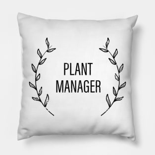 Plant Manager - Wreath Design Pillow