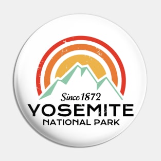 Yosemite National Park Retro Pin