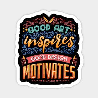 inspire motivate famous design Magnet