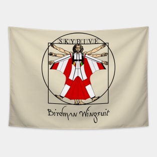 Mod.1 Wingsuit Birdman Skydiving Tapestry